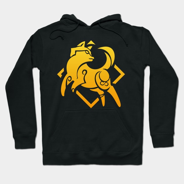 Genshin Impact Gorou Emblem Hoodie by GachaSlave